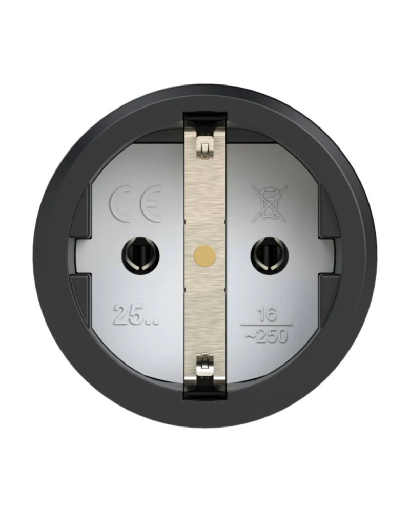 PCE 2510-sr Gniazdo na kabel gumowe 16A 2P+Z 230V SCHUKO VDE IP20  2510-sr